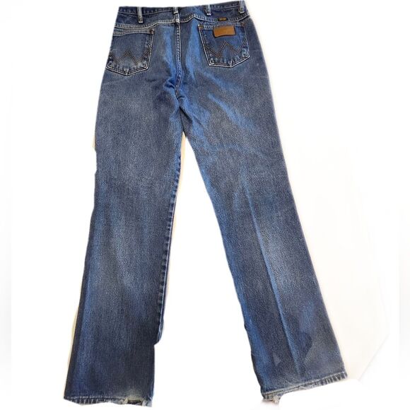 Wrangler Men's Straight Leg Jeans, 100% Cotton, 36x34 - Picture 3 of 7